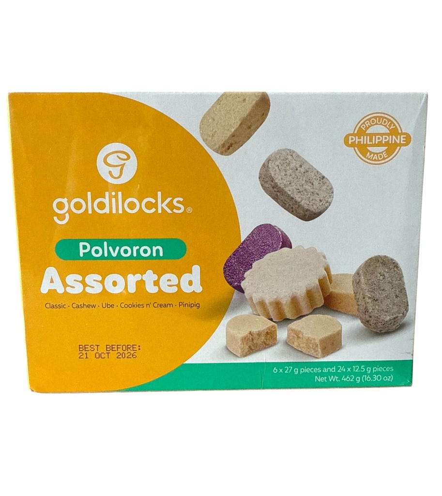 Goldilocks Polvoron Sweet Delight Assorted 6x27g & 24x12,5g