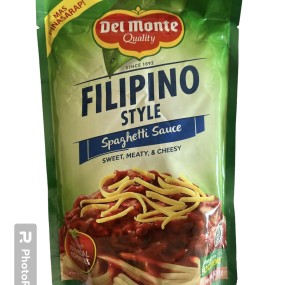 Filipino del monte spaghetti sauce